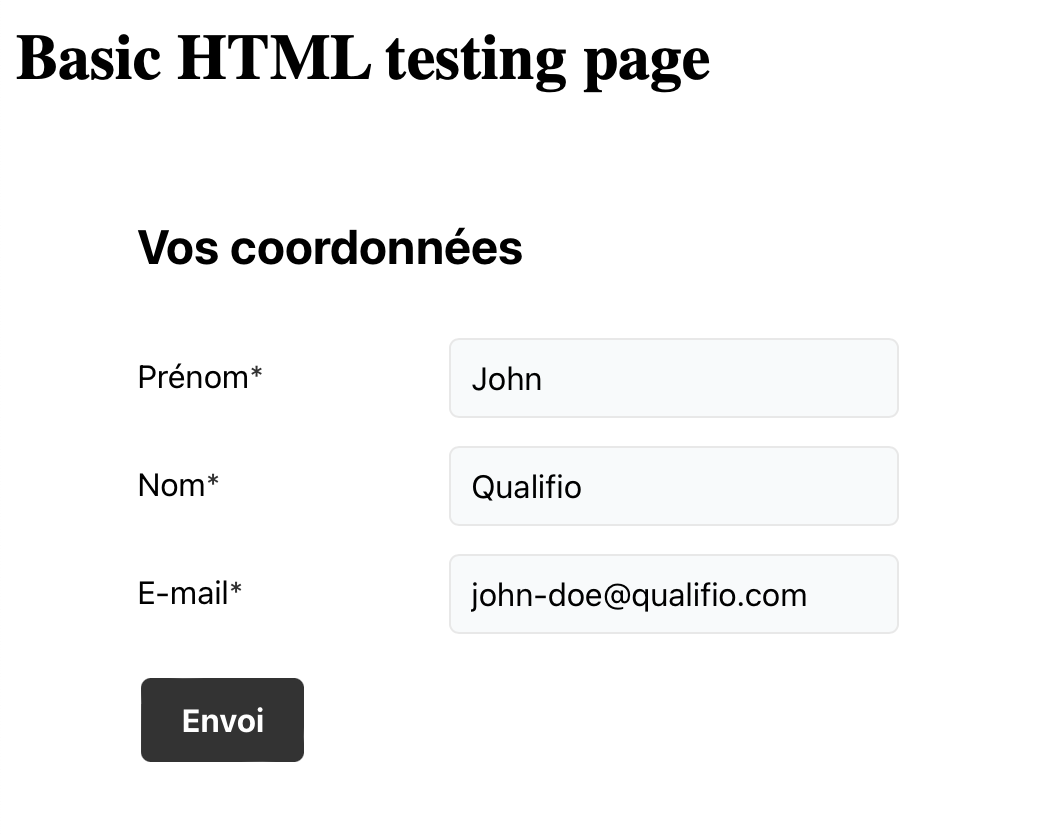 Form prefill with js